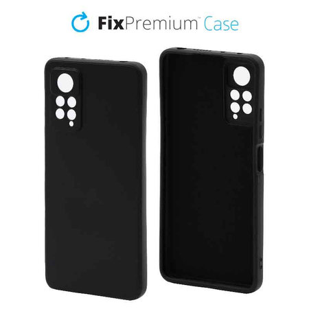 FixPremium - Étui en caoutchouc pour Xiaomi Redmi Note 11 Pro, noir