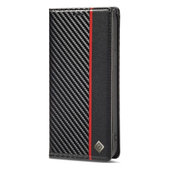 FixPremium - Étui Carbon Wallet pour iPhone 14 Pro, noir