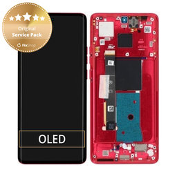 Motorola Edge 40 - Écran LCD + Écran Tactile + Cadre (Viva Magenta) - 5D68C22712 Genuine Service Pack