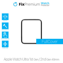 FixPremium Protecteur de montre - Plexiglas pour Apple Watch Ultra (49 mm)