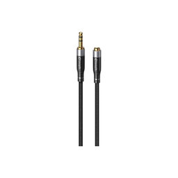 Elough - Câble AUX Jack 3,5 mm (F) / Jack 3,5 mm (M) (1 m), noir