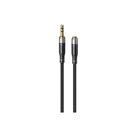 Elough - Câble AUX Jack 3,5 mm (F) / Jack 3,5 mm (M) (1 m), noir