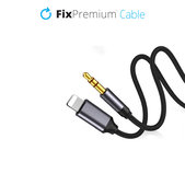 FixPremium - Câble USB-C / Jack 3,5 mm (1 m), noir