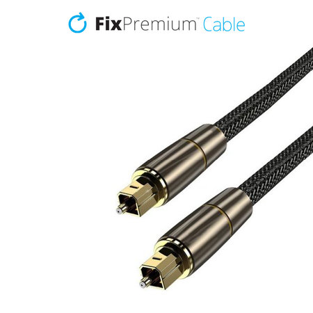 FixPremium - Câble audio optique (2m), or