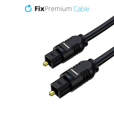 FixPremium - Câble audio optique (1m), noir