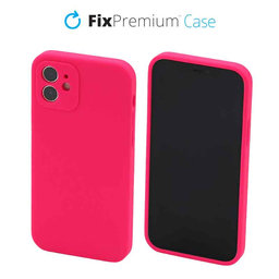 FixPremium - Coque en silicone pour iPhone 11, rose