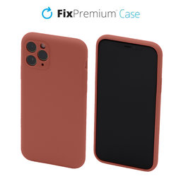 FixPremium - Coque en silicone pour iPhone 11 Pro, bourgogne