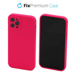 FixPremium - Coque en silicone pour iPhone 12 Pro, rose