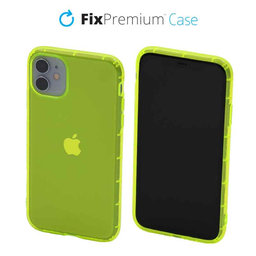 FixPremium - Coque transparente pour iPhone 11, jaune