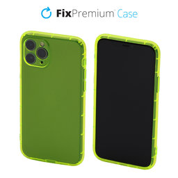 FixPremium - Coque transparente pour iPhone 11 Pro, jaune