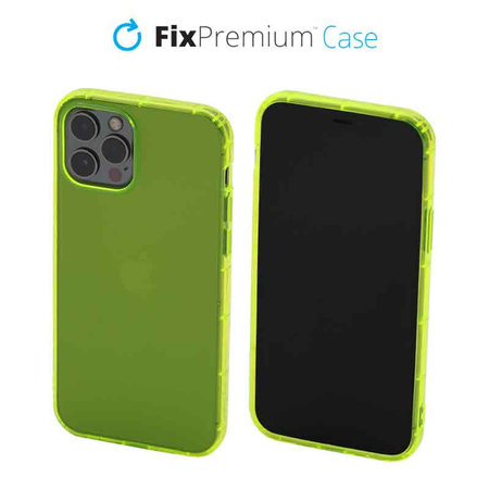 FixPremium - Coque transparente pour iPhone 13 Pro, jaune