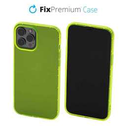 FixPremium - Coque transparente pour iPhone 13 Pro Max, jaune