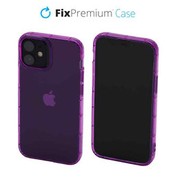 FixPremium - Coque transparente pour iPhone 13 mini, violette