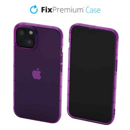 FixPremium - Coque transparente pour iPhone 13, violette