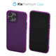 FixPremium - Coque transparente pour iPhone 13 Pro, violette
