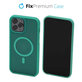 FixPremium - Coque transparente avec MagSafe pour iPhone 13 Pro Max, mint blue