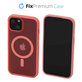 FixPremium - Coque transparente avec MagSafe pour iPhone 14, peach pink