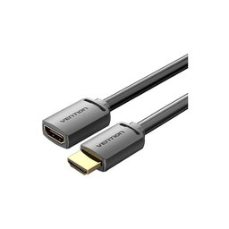 Vention - Câble HDMI (F) / HDMI (M), HDMI 2.0 (1 m), noir