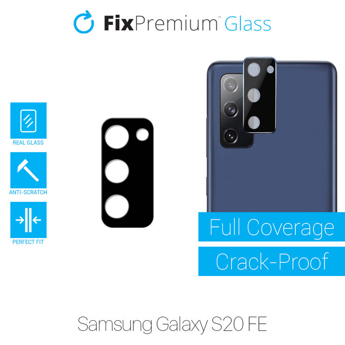FixPremium Glass - Protecteur d'objectif de caméra arrière pour Samsung Galaxy S20 FE