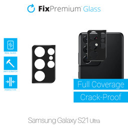 FixPremium Glass - Protecteur d'objectif de caméra arrière pour Samsung Galaxy S21 Ultra