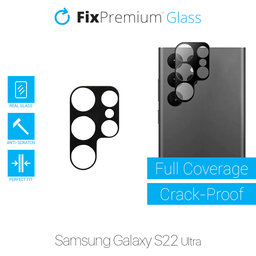 FixPremium Glass - Protecteur d'objectif de caméra arrière pour Samsung Galaxy S22 Ultra