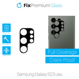 FixPremium Glass - Protecteur d'objectif de caméra arrière pour Samsung Galaxy S23 Ultra