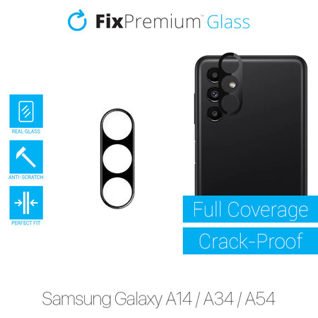 FixPremium Glass - Protecteur d'objectif de caméra arrière pour Samsung Galaxy A14