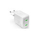 PURO - Adaptateur de charge MiniPro 2x USB-C, GaN, 35W, blanc