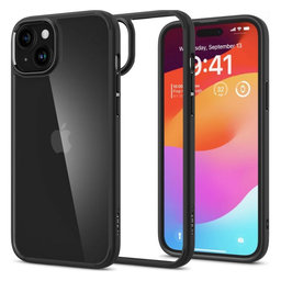 Spigen - Étui Ultra Hybrid pour iPhone 15 Plus, Matte Black