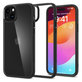 Spigen - Étui Ultra Hybrid pour iPhone 15 Plus, Matte Black