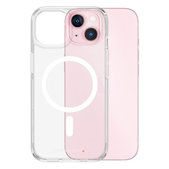PanzerGlass - Étui HardCase D3O avec MagSafe pour iPhone 15, transparent