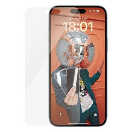 PanzerGlass - Verre Trempé pour iPhone 15 Plus, transparent