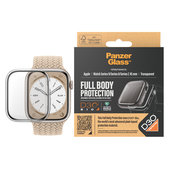 Verre trempé Full Body D3O pour Apple Watch 9/8/7 45 mm, Transparent, PanzerGlass