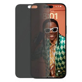 PanzerGlass - Verre Trempé UWF Privacy avec un applicateur pour iPhone 15 Pro Max, noir