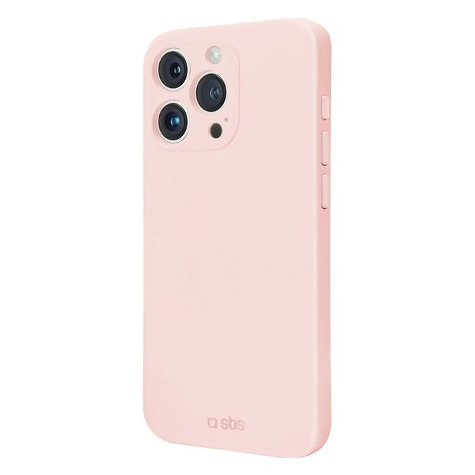 SBS - Étui Instinct pour iPhone 15 Pro, rose