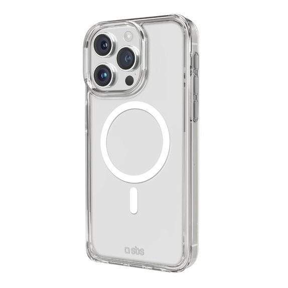 SBS - Étui Light Mag avec MagSafe pour iPhone 15 Pro, transparente