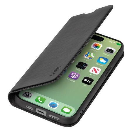 SBS - Étui Book Wallet Lite pour iPhone 15 Pro Max, noir