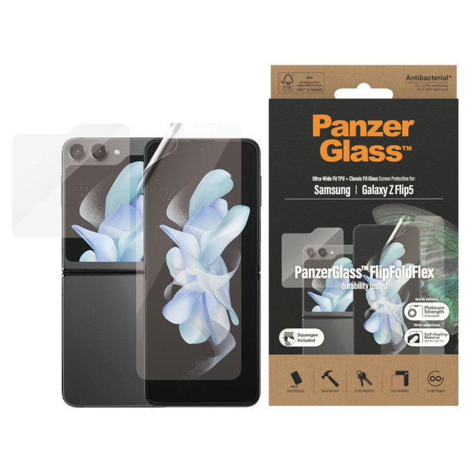 Film de protection UWF AB pour Samsung Z Flip5, Transparent, PanzerGlass