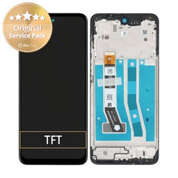 Motorola Moto G54 XT2343 - Écran LCD + Ecran Tactile + Cadre (Black) - 5D68C23304 Genuine Service Pack