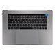Apple MacBook Pro 15" A1707 (Late 2016 - Mid 2017) - Cadre de clavier supérieur + clavier UK + microphone + trackpad + haut-parleurs (Space Gray)