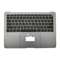 Apple MacBook Air 13" A1932 (2018 - 2019) - Cadre de clavier supérieur + clavier UK (Space Gray)