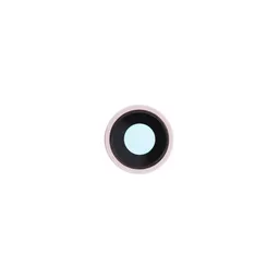 Apple iPhone 15, 15 Plus - Objectif de caméra arrière + cadre (Pink)