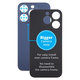 Apple iPhone 15 Pro - Verre du boîtier arrière avec plus grand trou pour l'appareil photo (Blue Titanium)
