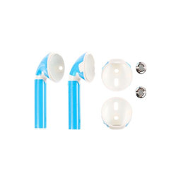 Apple AirPods 1, AirPods 2 - Coque de Remplacement pour Écouteurs (Gauche + Droit)