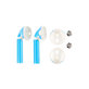 Apple AirPods 1, AirPods 2 - Coque de Remplacement pour Écouteurs (Gauche + Droit)