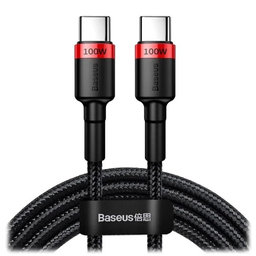 Baseus - USB-C / USB-C Câble (2m), noir