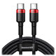 Baseus - USB-C / USB-C Câble (2m), noir