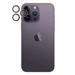 PanzerGlass - Couvercle de Protection d'Objectif d'Appareil Hoops pour iPhone 14 Pro a 14 Pro Max, noir