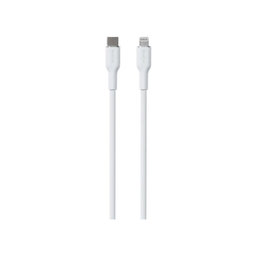 PURO - USB-C Cable / MFI Lightning, 12W, Soft, 1,5 m, blanc