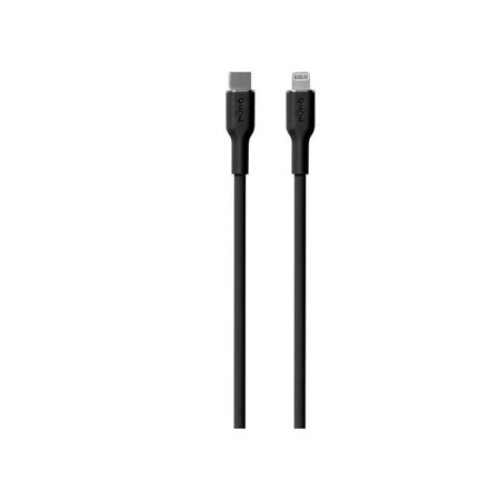 PURO - USB-C Cable / MFI Lightning, 12W, Soft, 1,5 m, noir